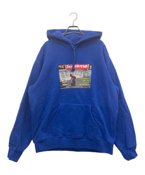 SUPREME（シュプリーム）SUPREME (シュプリーム) THRASHER プルオーバーパーカー ブルー サイズ:Lの古着・服飾アイテム