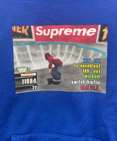 SUPREME（シュプリーム）SUPREME (シュプリーム) THRASHER プルオーバーパーカー ブルー サイズ:Lの古着・服飾アイテム