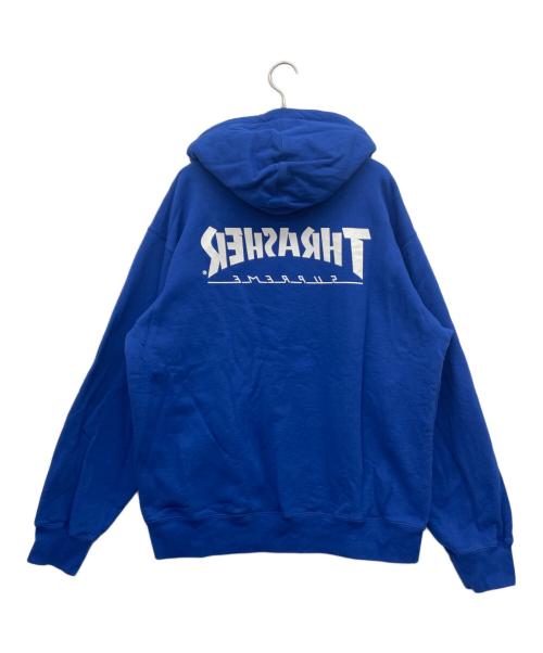 SUPREME（シュプリーム）SUPREME (シュプリーム) THRASHER プルオーバーパーカー ブルー サイズ:Lの古着・服飾アイテム