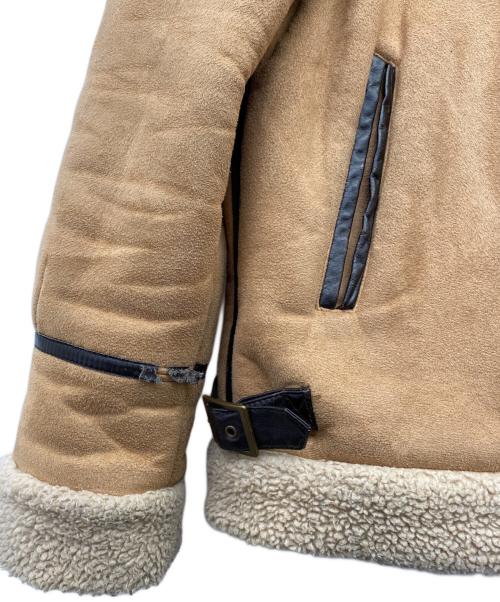 Wacky Races（ワッキーレース）Wacky Races (ワッキーレース) THE BRAVEMAN (ザ ブレイブマン) ムートンジャケット ブラウン サイズ:Ｍの古着・服飾アイテム