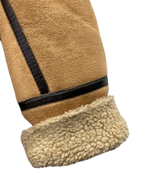 Wacky Races（ワッキーレース）Wacky Races (ワッキーレース) THE BRAVEMAN (ザ ブレイブマン) ムートンジャケット ブラウン サイズ:Ｍの古着・服飾アイテム