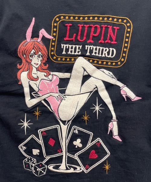 ルパン三世（ルパンサンセイ）ルパン三世 (ルパンサンセイ) 半袖カットソー ブラック サイズ:Ｍの古着・服飾アイテム