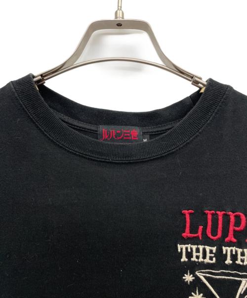 ルパン三世（ルパンサンセイ）ルパン三世 (ルパンサンセイ) 半袖カットソー ブラック サイズ:Ｍの古着・服飾アイテム