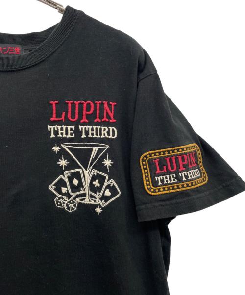 ルパン三世（ルパンサンセイ）ルパン三世 (ルパンサンセイ) 半袖カットソー ブラック サイズ:Ｍの古着・服飾アイテム
