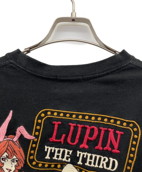 ルパン三世（ルパンサンセイ）ルパン三世 (ルパンサンセイ) 半袖カットソー ブラック サイズ:Ｍの古着・服飾アイテム