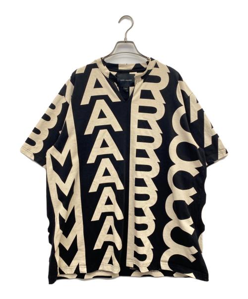 MARC JACOBS（マークジェイコブズ）MARC JACOBS (マーク ジェイコブス) 半袖カットソー ブラック×ベージュ サイズ:Sの古着・服飾アイテム