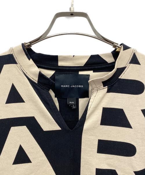 MARC JACOBS（マークジェイコブズ）MARC JACOBS (マーク ジェイコブス) 半袖カットソー ブラック×ベージュ サイズ:Sの古着・服飾アイテム