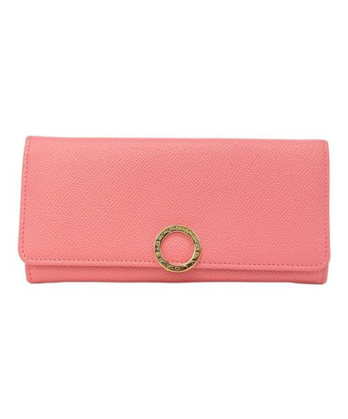 BVLGARI（ブルガリ）BVLGARI (ブルガリ) 長財布 ピンクの古着・服飾アイテム