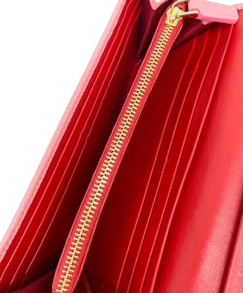 BVLGARI（ブルガリ）BVLGARI (ブルガリ) 長財布 ピンクの古着・服飾アイテム