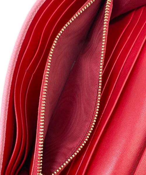 BVLGARI（ブルガリ）BVLGARI (ブルガリ) 長財布 ピンクの古着・服飾アイテム