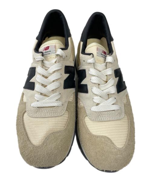 NEW BALANCE（ニューバランス）NEW BALANCE (ニューバランス) ローカットスニーカー ホワイト×ブラック サイズ:27.5の古着・服飾アイテム