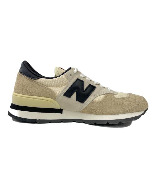 NEW BALANCE（ニューバランス）NEW BALANCE (ニューバランス) ローカットスニーカー ホワイト×ブラック サイズ:27.5の古着・服飾アイテム