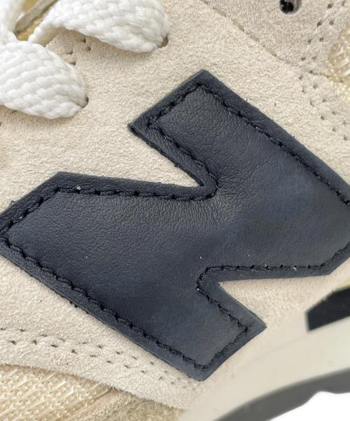 NEW BALANCE（ニューバランス）NEW BALANCE (ニューバランス) ローカットスニーカー ホワイト×ブラック サイズ:27.5の古着・服飾アイテム