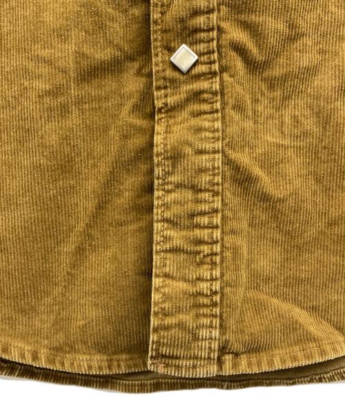 RRL（ダブルアールエル）RRL (ダブルアールエル) コーデュロイ ウエスタンシャツ ブラウン サイズ:Sの古着・服飾アイテム