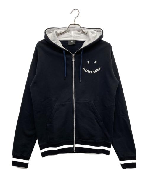 PS Paul Smith（ＰＳポールスミス）PS Paul Smith (ＰＳポールスミス) ジップパーカー ブラック サイズ:Lの古着・服飾アイテム