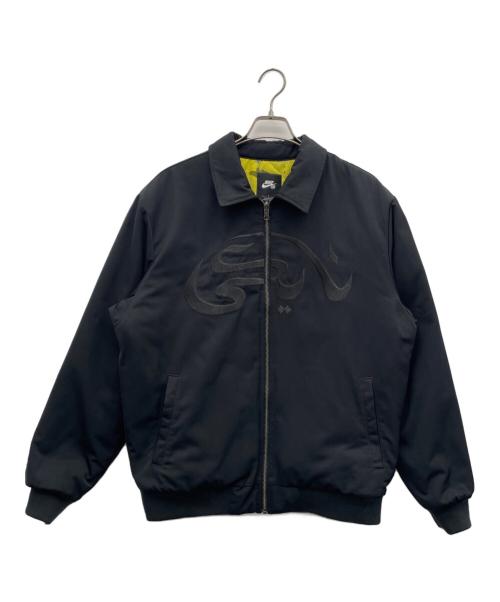 NIKE SB（ナイキエスビー）NIKE SB (ナイキエスビー) CARPET COMPANY (カーペットカンパニー) ジップブルゾン ブラック サイズ:Lの古着・服飾アイテム