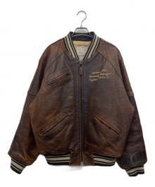 AVIREX（アヴィレックス）の古着「レザージャケット AMERICAN CLASSICS」｜ブラウン