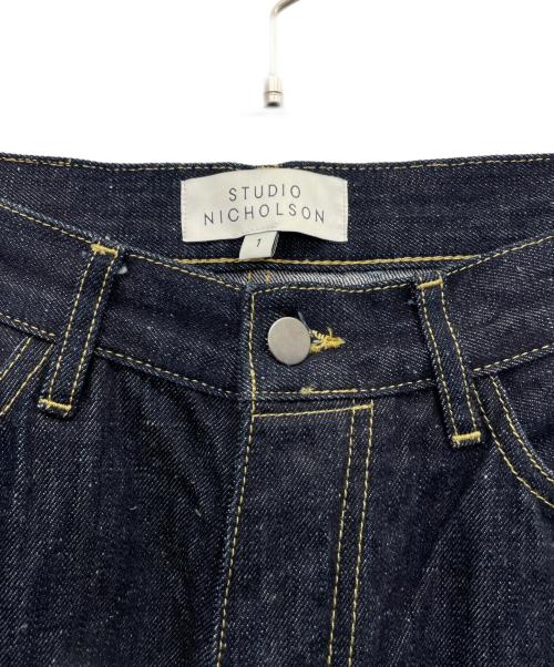 STUDIO NICHOLSON（スタジオ ニコルソン）STUDIO NICHOLSON (スタジオ ニコルソン) isko デニムパンツ インディゴ サイズ:1の古着・服飾アイテム