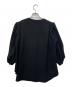 BORDERS at BALCONY (ボーダーズアットバルコニー) 長袖ブラウス ブラック サイズ:38：12000円