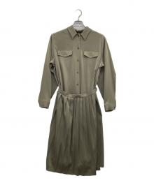 08sircus（ゼロエイトサーカス）の古着「シャツワンピース」｜黄緑