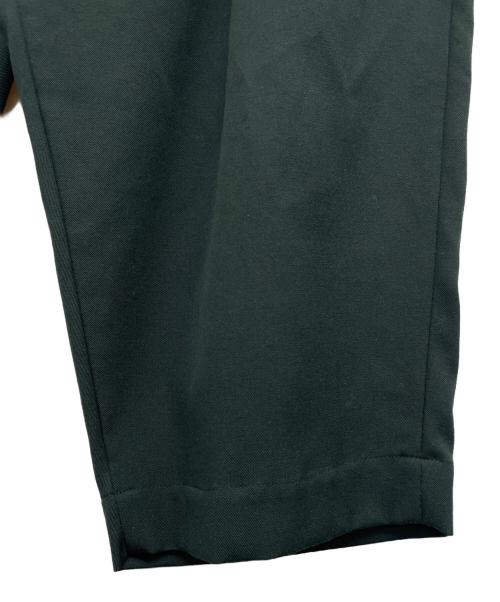 Dulcamara（ドゥルカマラ）Dulcamara (ドゥルカマラ) タックパンツ グリーンの古着・服飾アイテム