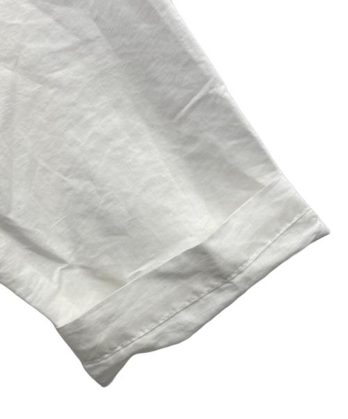 nest Robe（ネストローブ）nest Robe (ネストローブ) コットンリネンドロストリボンスモック ホワイト サイズ:Fの古着・服飾アイテム