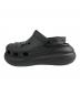 crocs (クロックス) 厚底サンダル　メガクラッシュ クロッグ ブラック サイズ:M6 W8：5000円