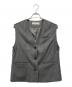 anuke（アンヌーク）の古着「Cutoff Twill Vest（カットオフツイルベスト）」｜グレー