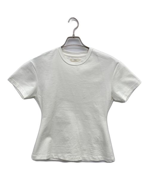 anuke（アンヌーク）anuke (アンヌーク) ハイゲージTシャツ ホワイト サイズ:Fの古着・服飾アイテム