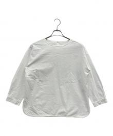 SOLAMONAT LARME（ソラモナラーム）の古着「ラウンドヘムプルオーバー」｜ホワイト