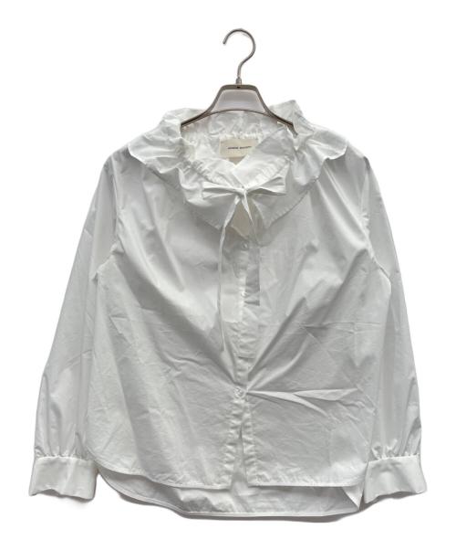 AEWEN MATOPH（イウエン マトフ）AEWEN MATOPH (イウエン マトフ) ギャザー リボン ブラウス ホワイト サイズ:-の古着・服飾アイテム