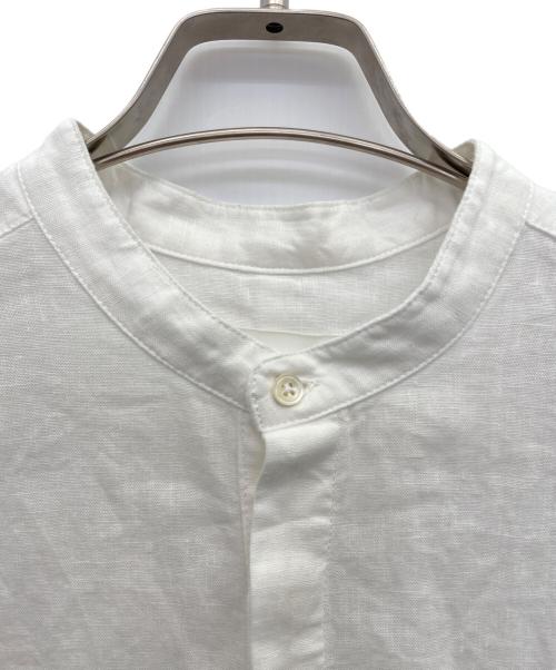 かぐれ（カグレ）かぐれ (カグレ) リネンチュニックシャツ ホワイト サイズ:Fの古着・服飾アイテム