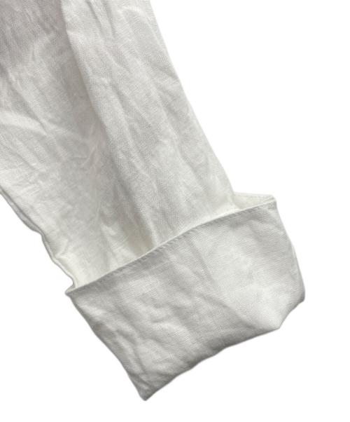 かぐれ（カグレ）かぐれ (カグレ) リネンチュニックシャツ ホワイト サイズ:Fの古着・服飾アイテム