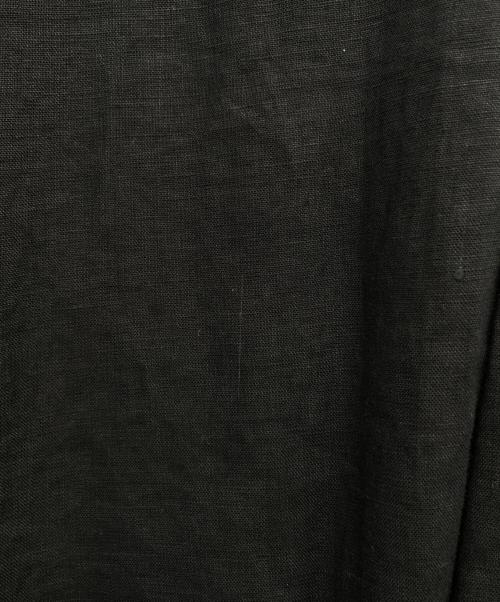 かぐれ（カグレ）かぐれ (カグレ) リネンチュニックシャツ ブラック サイズ:Fの古着・服飾アイテム