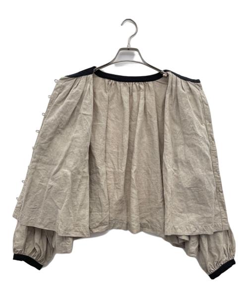 nest Robe（ネストローブ）nest Robe (ネストローブ) 長袖ブラウス ブラウン サイズ:Ｆの古着・服飾アイテム