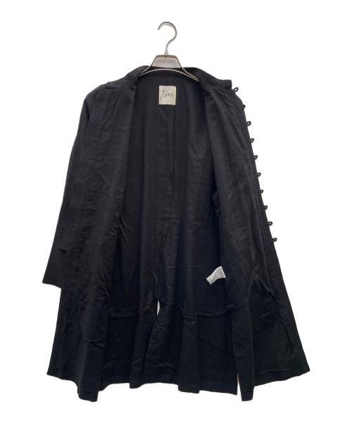 Snow peak（スノーピーク）Snow peak (スノーピーク) Hand-woven Wild Silk Long Jacket（ワイドシルクロングジャケット） ブラック サイズ:1の古着・服飾アイテム