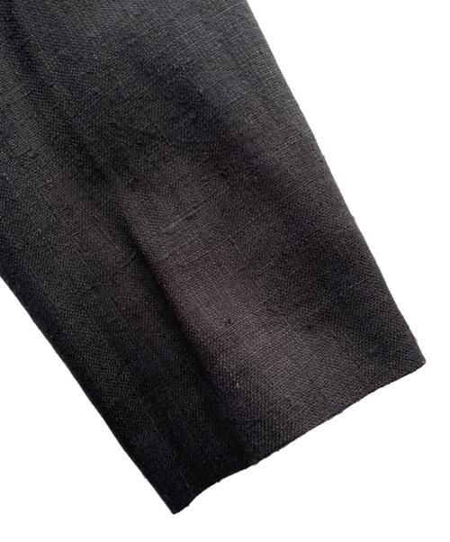 Snow peak（スノーピーク）Snow peak (スノーピーク) Hand-woven Wild Silk Long Jacket（ワイドシルクロングジャケット） ブラック サイズ:1の古着・服飾アイテム
