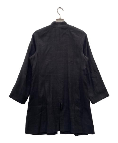 Snow peak（スノーピーク）Snow peak (スノーピーク) Hand-woven Wild Silk Long Jacket（ワイドシルクロングジャケット） ブラック サイズ:1の古着・服飾アイテム