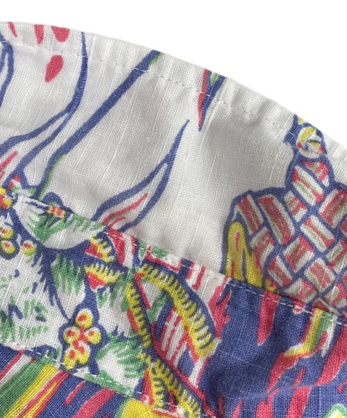 Sun Surf（サンサーフ）Sun Surf (サンサーフ) アロハシャツ ホワイト×レッド サイズ:Mの古着・服飾アイテム