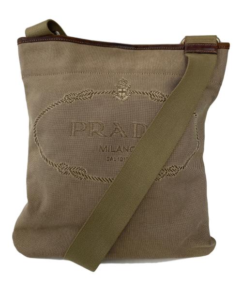 PRADA（プラダ）PRADA (プラダ) ショルダーバッグ ベージュの古着・服飾アイテム