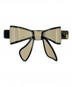 ALEXANDRE de Parisアレクサンドルドゥパリ）の古着「バレッタ」｜ブラック×ベージュ