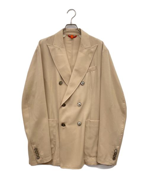 BARENA（バレナ）BARENA (バレナ) ウールフランネルダブルジャケット ベージュ サイズ:50の古着・服飾アイテム