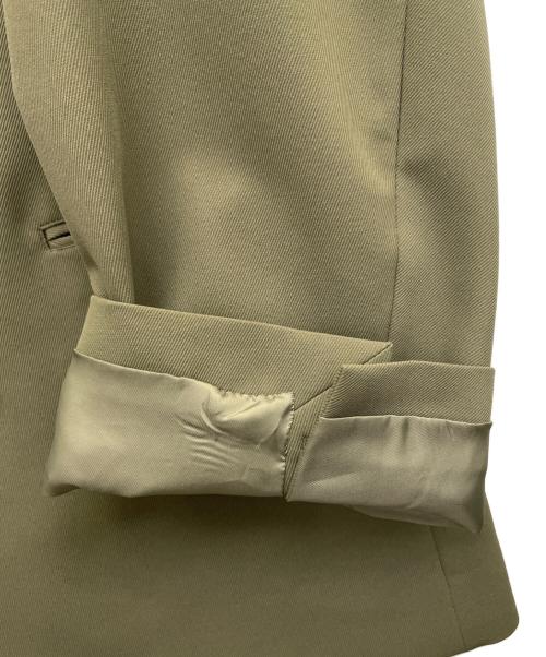 MAISON SPECIAL（メゾンスペシャル）MAISON SPECIAL (メゾンスペシャル) 2Way Stretch Kersey Prime-Over Double Tailored Jacket（テーラードジャケット） オリーブ サイズ:02の古着・服飾アイテム