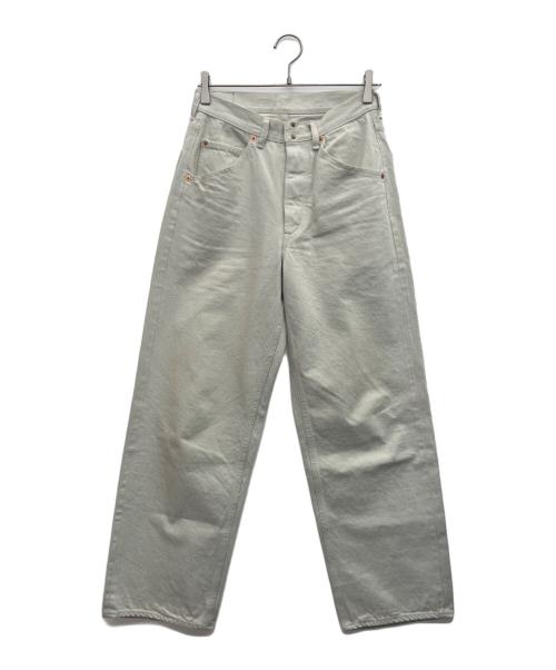 O-（オー）O- (オー) デニムパンツ ホワイト サイズ:28の古着・服飾アイテム