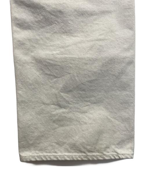 O-（オー）O- (オー) デニムパンツ ホワイト サイズ:28の古着・服飾アイテム