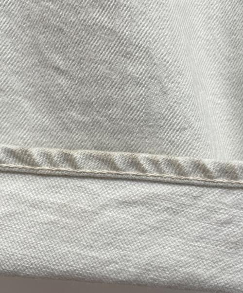 O-（オー）O- (オー) デニムパンツ ホワイト サイズ:28の古着・服飾アイテム