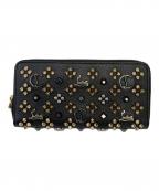 Christian Louboutinクリスチャン・ルブタン）の古着「長財布」｜ブラック