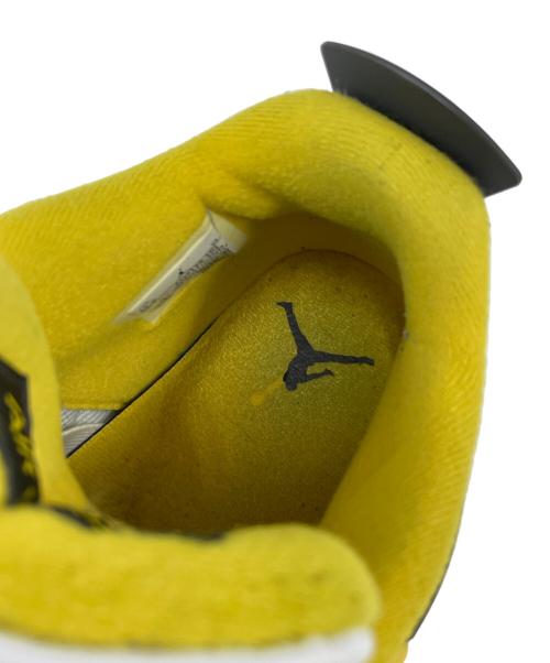 NIKE（ナイキ）NIKE (ナイキ) Women's Air Jordan 4 Retro（ウィメンズ エア ジョーダン 4 レトロ） ホワイト×イエロー サイズ:28.5の古着・服飾アイテム