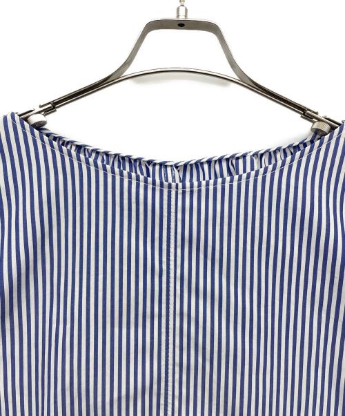 MACKINTOSH PHILOSOPHY（マッキントッシュ フィロソフィー）MACKINTOSH PHILOSOPHY (マッキントッシュ フィロソフィー) ストライプシャツ ブルー サイズ:38の古着・服飾アイテム