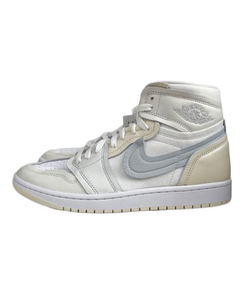 NIKE（ナイキ）NIKE (ナイキ) WMNS AIR JORDAN 1 MM HIGH PURE PLATINUM（ウィメンズ エアジョーダン 1 MM ハイ ピュア プラチナム） グレー×ホワイト サイズ:27.5 未使用品の古着・服飾アイテム